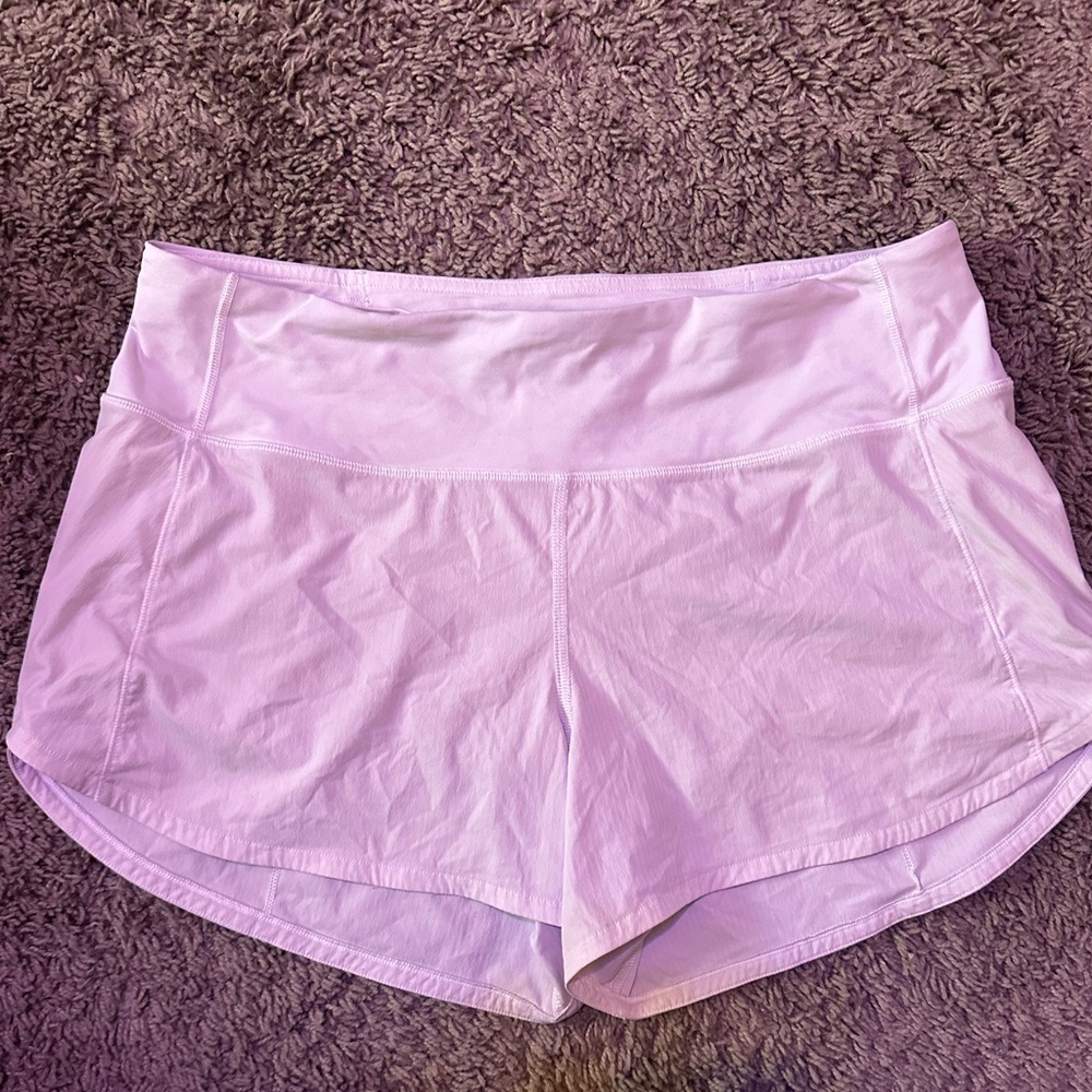 Lululemon Speed Up white shorts size 8 Tall